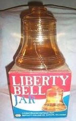 Liberty Bell Cookie Jar with box