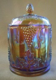 Gold Harvest Carnival Medium Canister Jar