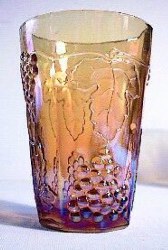 Harvest Gold Carnival Juice Tumbler