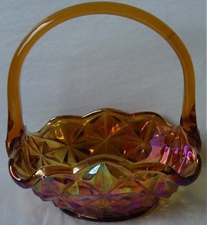 Monticello Basket in gold carnival