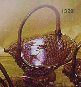 Canterbury Basket or Basket L in gold carnival