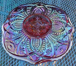 Red Heirloom 14 inch Plate