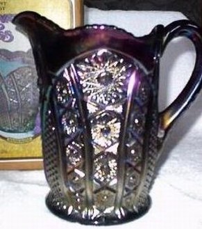 Purple pitcher with box