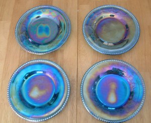 Blue Carnival Nursery Rhyme Plates