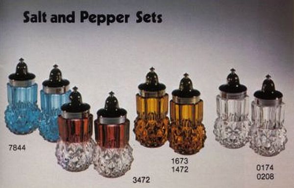 Diamond Point Salt and Pepper Sets