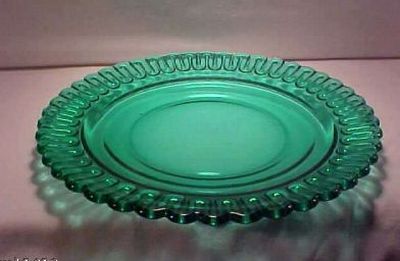 Christmas Candy Plate - Teal - 1943