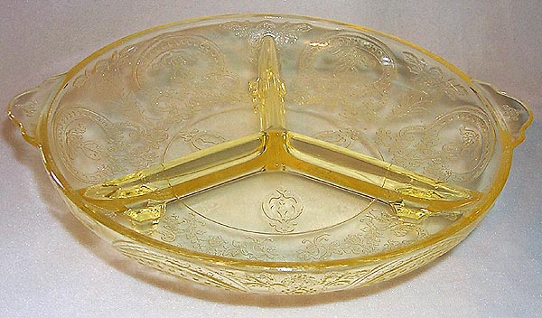 Horseshoe Three Part Relish Dish