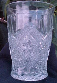 Flower Medallion Crystal Tumbler - 1916