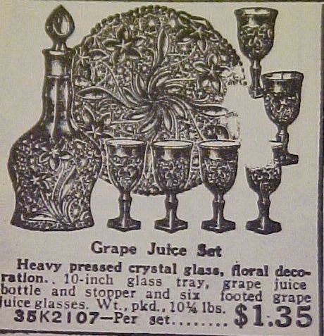 Daisy & Button with Narcissus Wine Set 
Sears and Roebuck Ad - Spring 1927