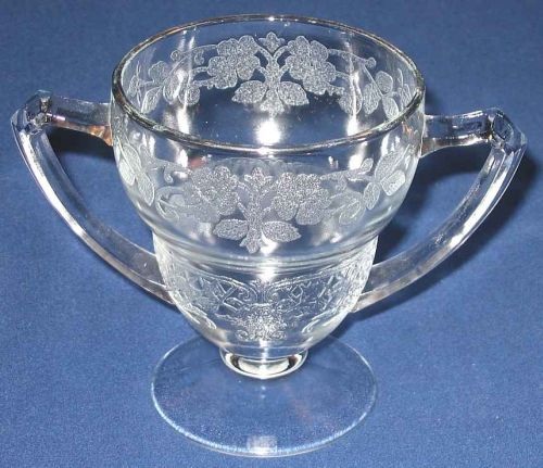 Vernon Sugar Bowl in Crystal - 1930 to 1932