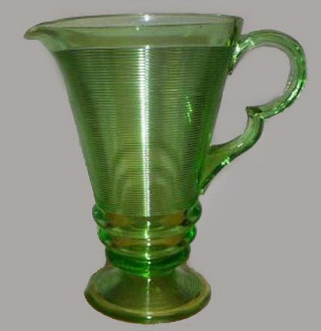 Old English Pitcher in Green