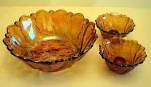 Gold Carnival Console Set - 1970's