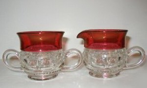 Crown Sugar & Creamer Set